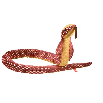 Wild Republic Foilkins Cobra Stuffed Animal, 54 Inches