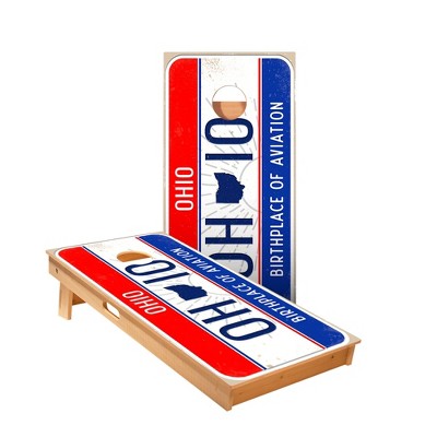 Skip's Garage | Ohio License Plate Cornhole Boards - ACA Star Series