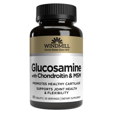 Windmill Glucosamine with Chrondroitin & MSM 60 CT