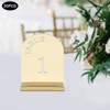 YIYIBYUS 20 Pcs Wedding Table Numbers, Acrylic Table Number with Stands 1-20 Printed - 2 of 4