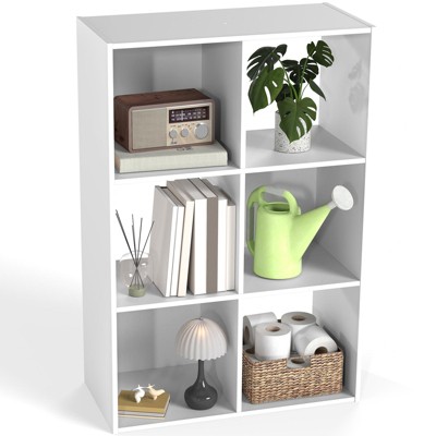 NicBex Stackable 6/8/9 Cube Storage Organizer,Display Bookshelf with Removable Back Panels,Multi-Functional Storage Shelves for Living Room,Bedroom