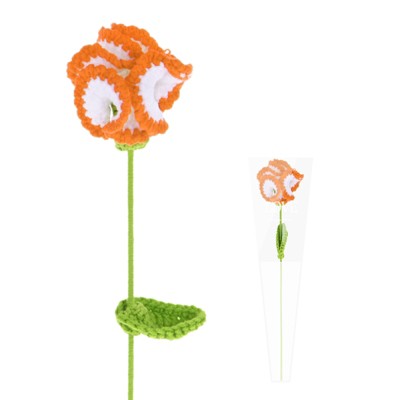 Unique Bargains Handmade Crochet Durable Colorful Artificial Flowers