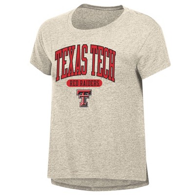 NCAA Texas Tech Red Raiders Women's Oatmeal T-Shirt