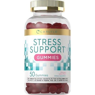Carlyle Stress Less Gummies | with Gaba and L Theanine | 50 Count