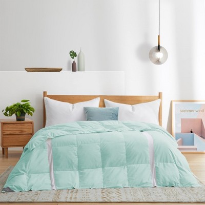 Puredown Lightweight Breathable 75% White Down Comforter Duvet Insert, Cooling Oversized  Blanket
