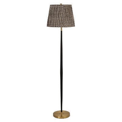 Carlyle 64" Floor Lamp - FLL4147 - Black/Brass - Safavieh