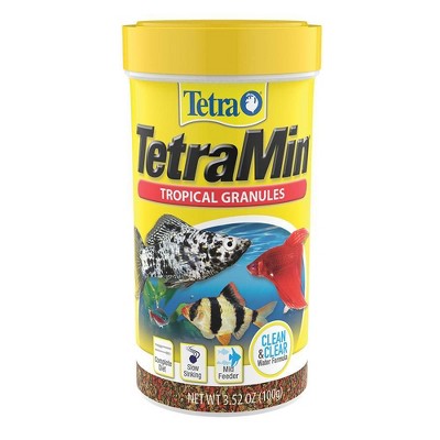 Tetra Nutritionally Balanced Tropical Granules Fish Flavor Dry Fish Food - 3.52oz