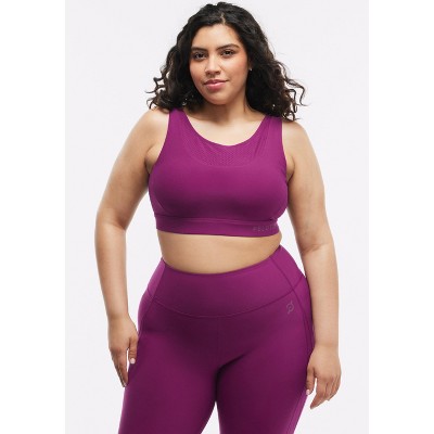 Peloton Women's Cadent Laser Perforated Bra, Plum