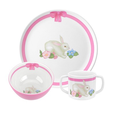Portmeirion Botanic Garden Terrace 3-Piece Dinner Set - Bunny