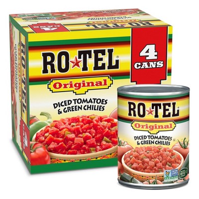 Rotel Original Diced Tomatoes and Green Chilies - 40oz/4ct