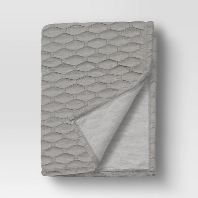 Triple Knit Throw Blanket Heathered - Room Essentials™