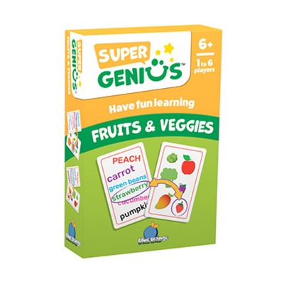 Super Genius - Fruits & Veggies Board Game
