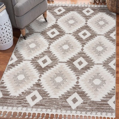 Luxe Weavers Moroccan Diamond Indoor Area Rug