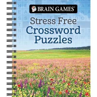 Brain Games - Stress Free: Crossword Puzzles - by  Publications International Ltd & Brain Games (Spiral Bound)
