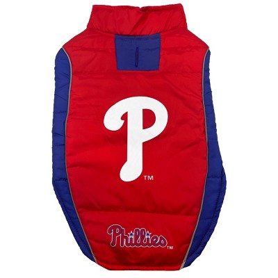 MLB Philadelphia Phillies Pets Puffer Vest