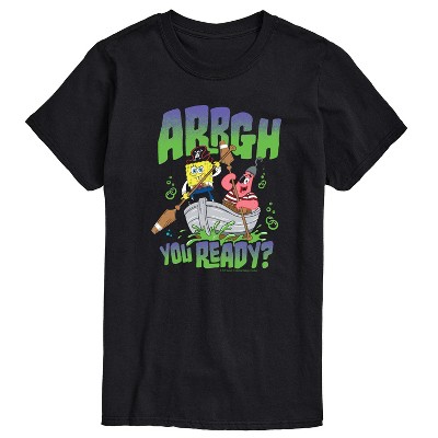 Men's - Spongebob Squarepants - Spongebob: The Search For Squarepants Arrgh You Ready Short Sleeve Graphic T-Shirt