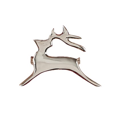 Split P Silver Prancer Napkin Ring Set of 4