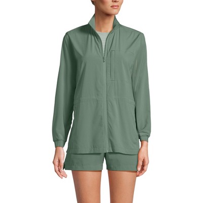 Lands' End Women's Performance Packable Full Zip Shirt