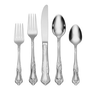 Oneida 45pc Azalea Flatware Set - 1 of 4