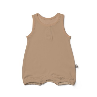 Goumi Quick Change Romper - Sandstone 3-6m