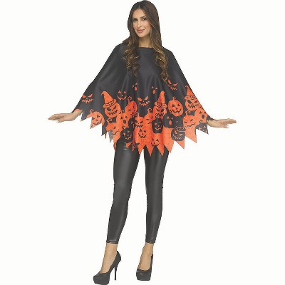 Adults Black & Orange Polyester Classic Pumpkin Classic Costume Costume Accessory