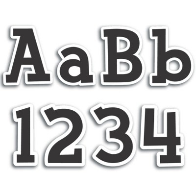 Creative Teaching Press® Fancy Black 4" Designer Letters, 210 Pieces