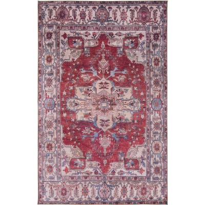 Tucson Vintage Persian TSN106  Machine Washable Skid-Resistant Stain Resistant Non-Shedding Power Loomed Indoor Rugs - Safavieh