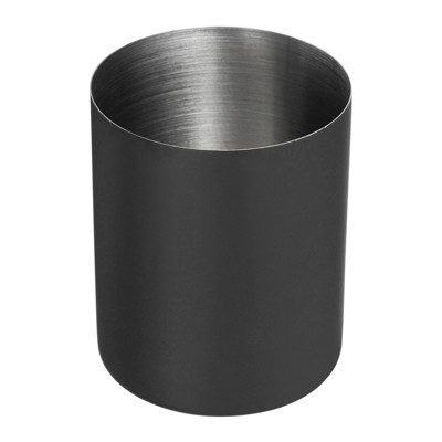 Unique Bargains Desk Stainless Steel Pencil Pen Holders Cup Makeup Brush Holder 1 Pc
