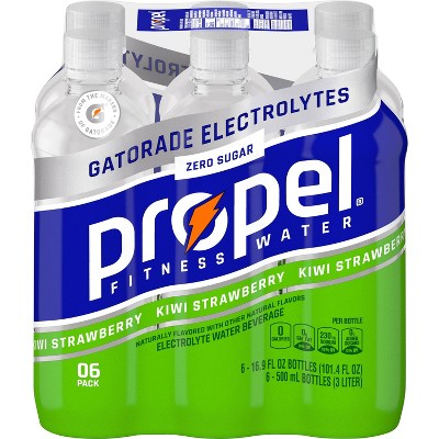 Propel Zero Kiwi Strawberry Nutrient Enhanced Water - 6pk/16.9 fl oz Bottles