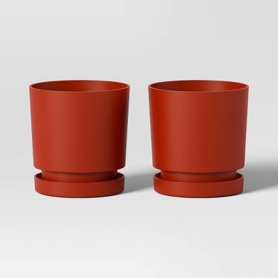 Recycled Resin Indoor Outdoor Planter Pots - Room Essentials™