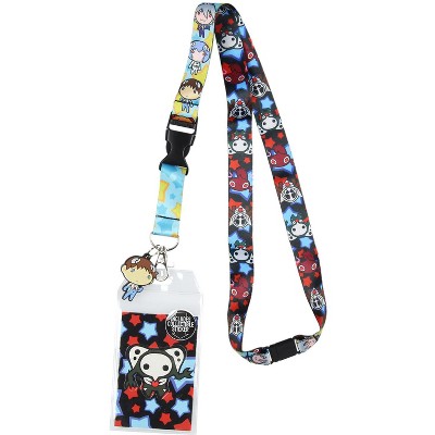 Neon Genesis Evangelion Anime ID Badge Holder Lanyard w/ Rubber Pendant
