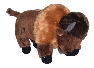 Wild Republic Wild Calls Bison Stuffed Animal, 8 Inches