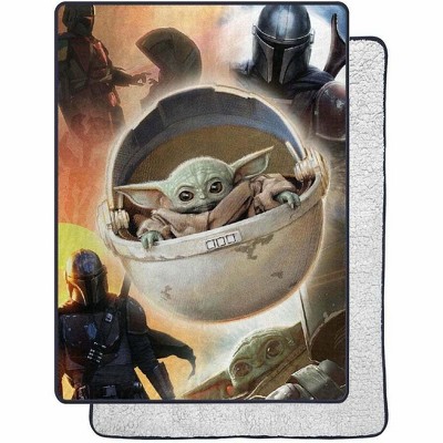 Star Wars Blanket The Mandalorian The Longest Journey Silk Touch Throw 60" x 80"