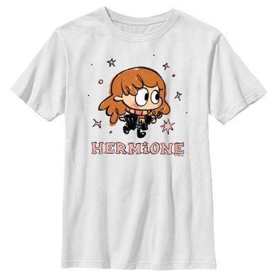 Boy's Harry Potter Hermione Starry Cartoon T-Shirt