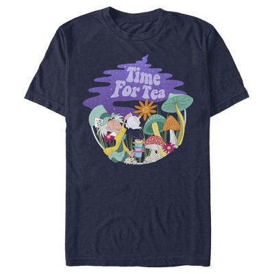 Men's Alice in Wonderland Mad Hatter Time for Tea T-Shirt