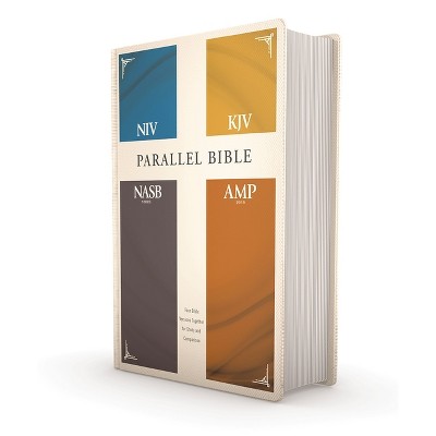 Niv, Kjv, Nasb, Amplified, Parallel Bible, Hardcover - by  Zondervan
