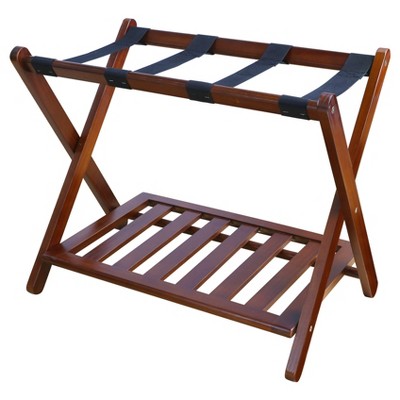 Luggage Rack with Shelf - Flora Home