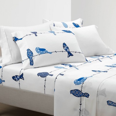 6pc Rowley Birds Patterned Sheet Set - Lush Décor