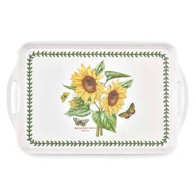 Pimpernel Botanic Garden Sunflower Large Melamine Handled Tray - 18.9" x 11.6"