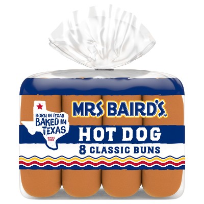 Mrs. Baird's Hot Dog Buns - 12oz/8ct