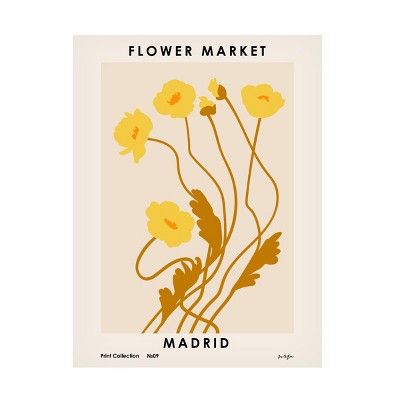 NKTN  'Flower Market. Madrid' Canvas Art