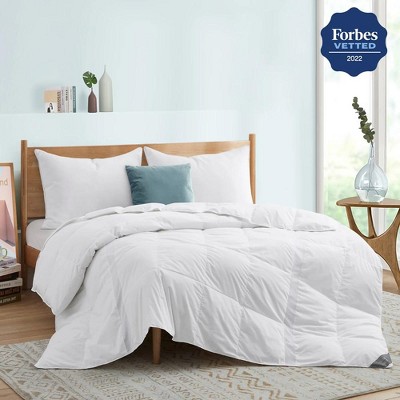 Puredown Lightweight Breathable 75% White Down Comforter Duvet Insert, Cooling Oversized  Blanket