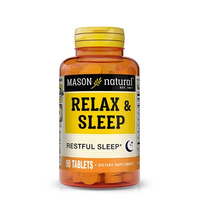 Mason Natural Relax & Sleep Dietary Supplement Tablets - 90ct