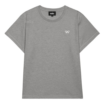 Dalix Womens Bow Lightweight High Waisted Tee