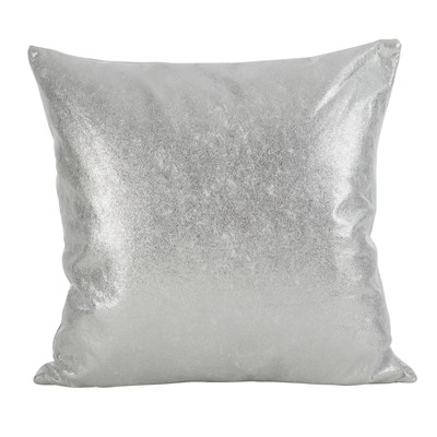 20"x20" Shimmering Metallic Design Down Filled Throw Pillow - Saro Lifestyle