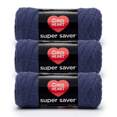 Red Heart Super Saver Yarn 24 Pack-Denim