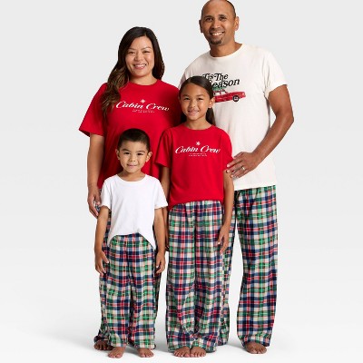 Multicolor Plaid Holiday Matching Family Pajamas - Wondershop™