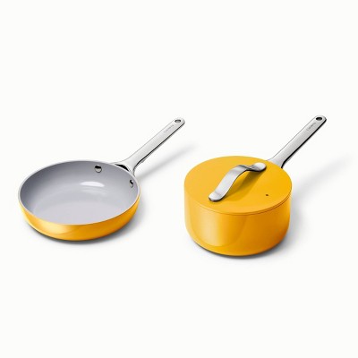 Caraway Home 4pc Mini Fry Pan and Mini Sauce Pan Set