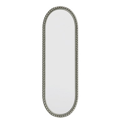Cesicia Iron Art Oval Retro Mirror, Antique Effect,Wall Hanging Mirror,Suitable For Living Room,Bedroom, Entrance
