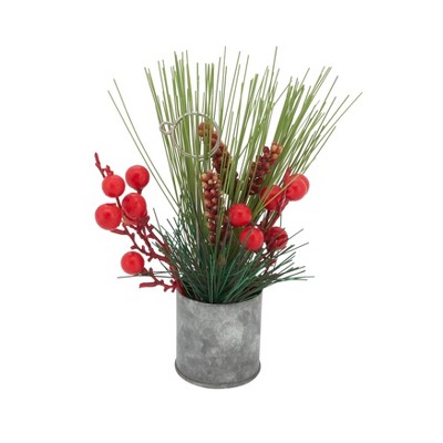 Saro Lifestyle Holiday Berry Name Card Holder (Set of 4), 6", Multicolored